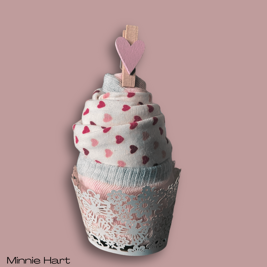 Romper en sokken cupcake