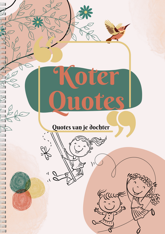 Koter Quotes invulboekje meisjes