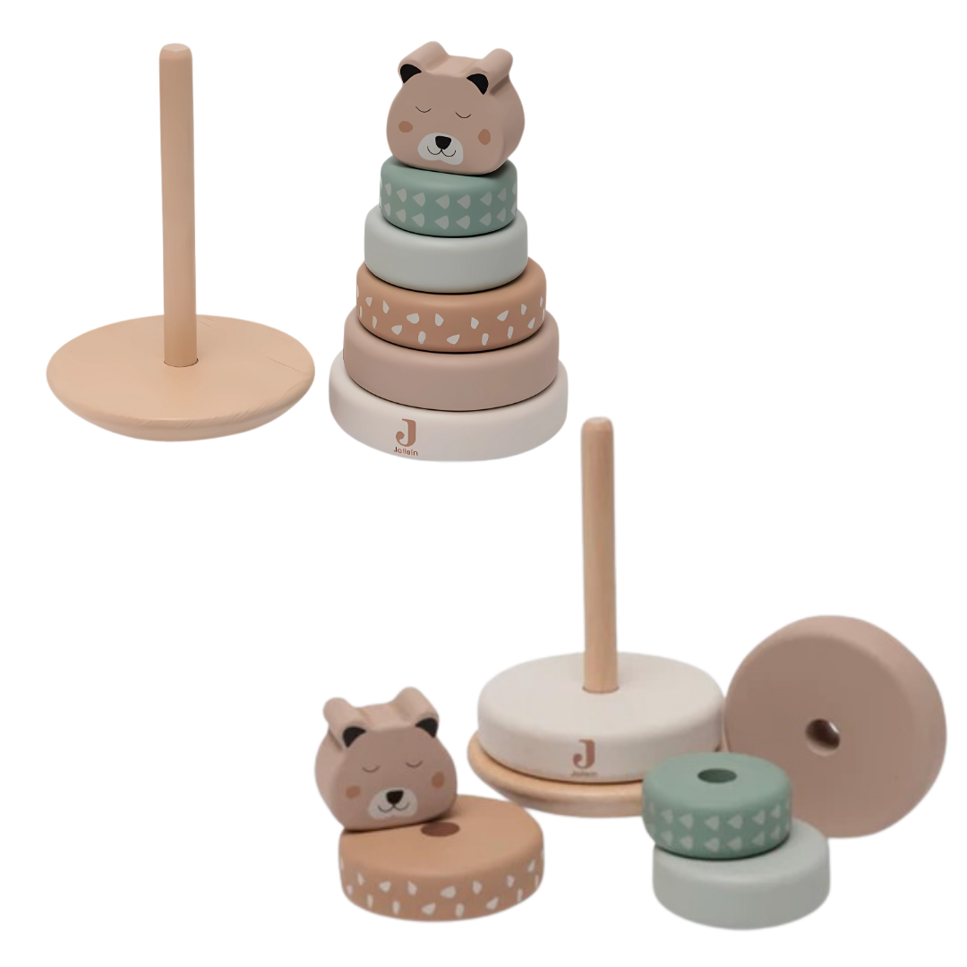 Houten tuimelstapelaar jungle jambo