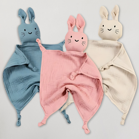 Knuffeldoeken mousseline konijn