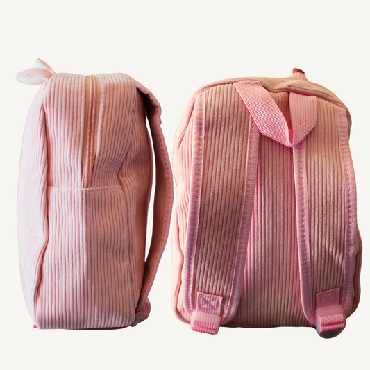 Rugzak Corduroy roze kat