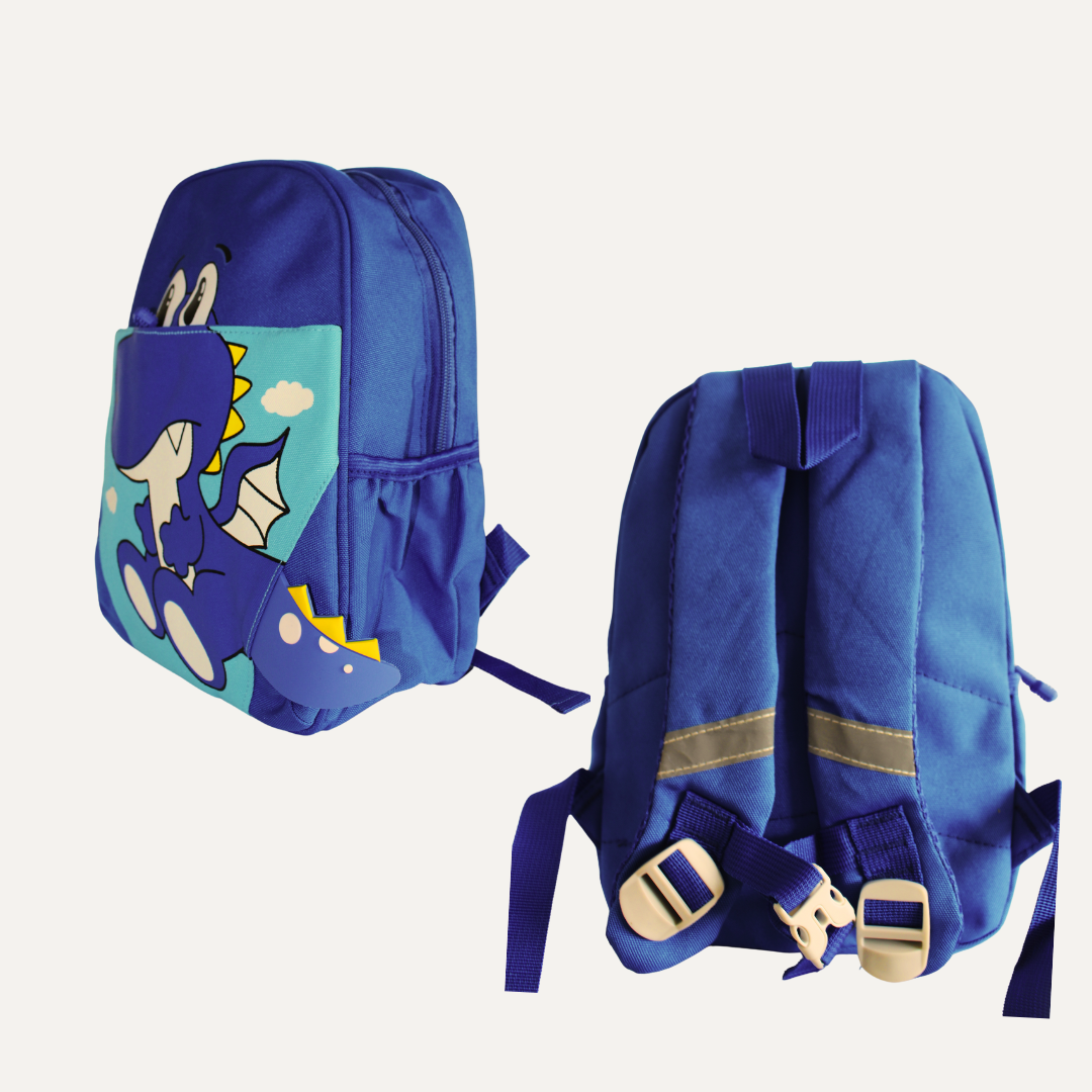 Dinosaurus tas blauw