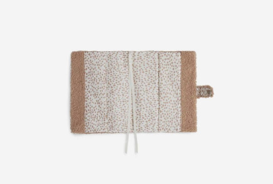 Bouclé groeiboek hoes stippen