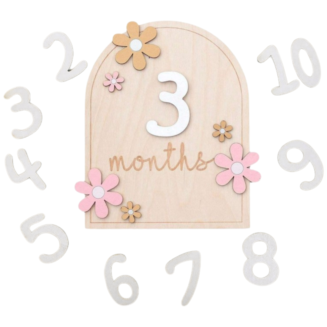 Mijlpaalbordje kraamcadeau