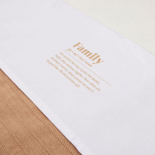 Baby laken ledikant Family - Biscuit