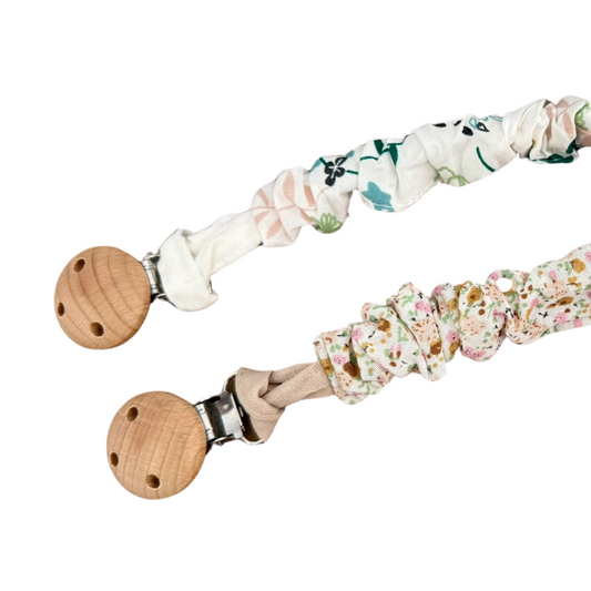 Variatie Stoffen Speenkoord bruin met clip