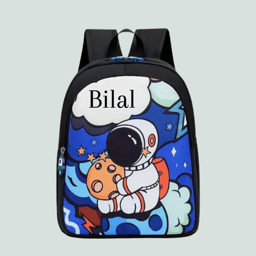 Rugzak astronaut met naam
