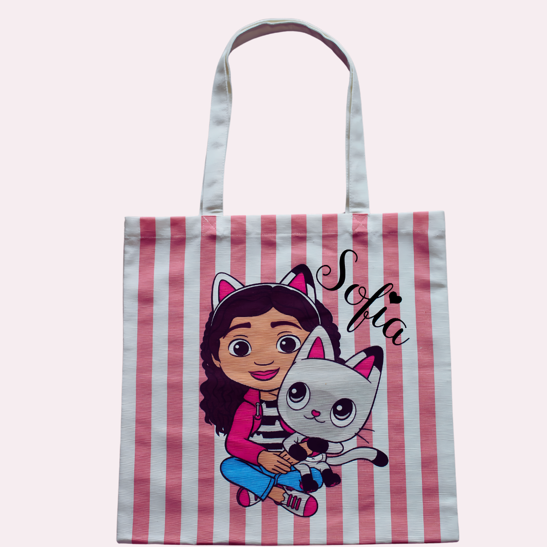 Canvas tas met afbeeldig van Gabby's Poppenhuis
