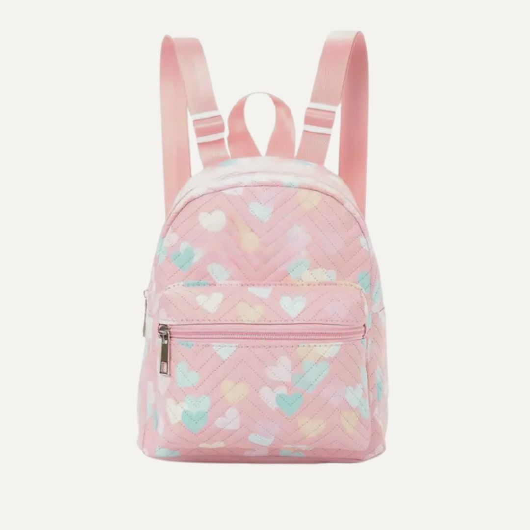 roze rugzak met hartjes