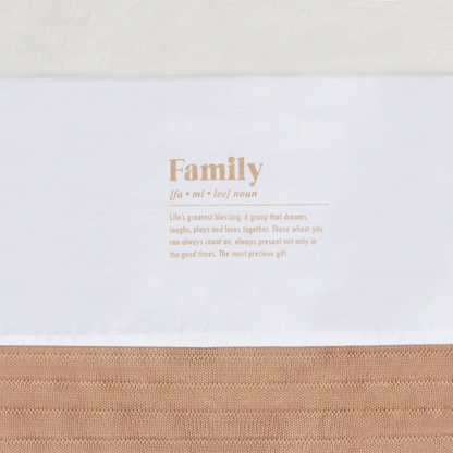 Baby laken ledikant Family - Biscuit