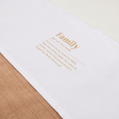 Baby laken ledikant Family - Biscuit