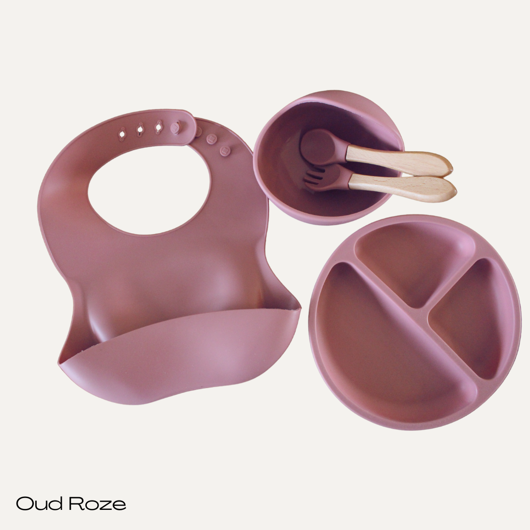 Siliconen eetset voor baby's