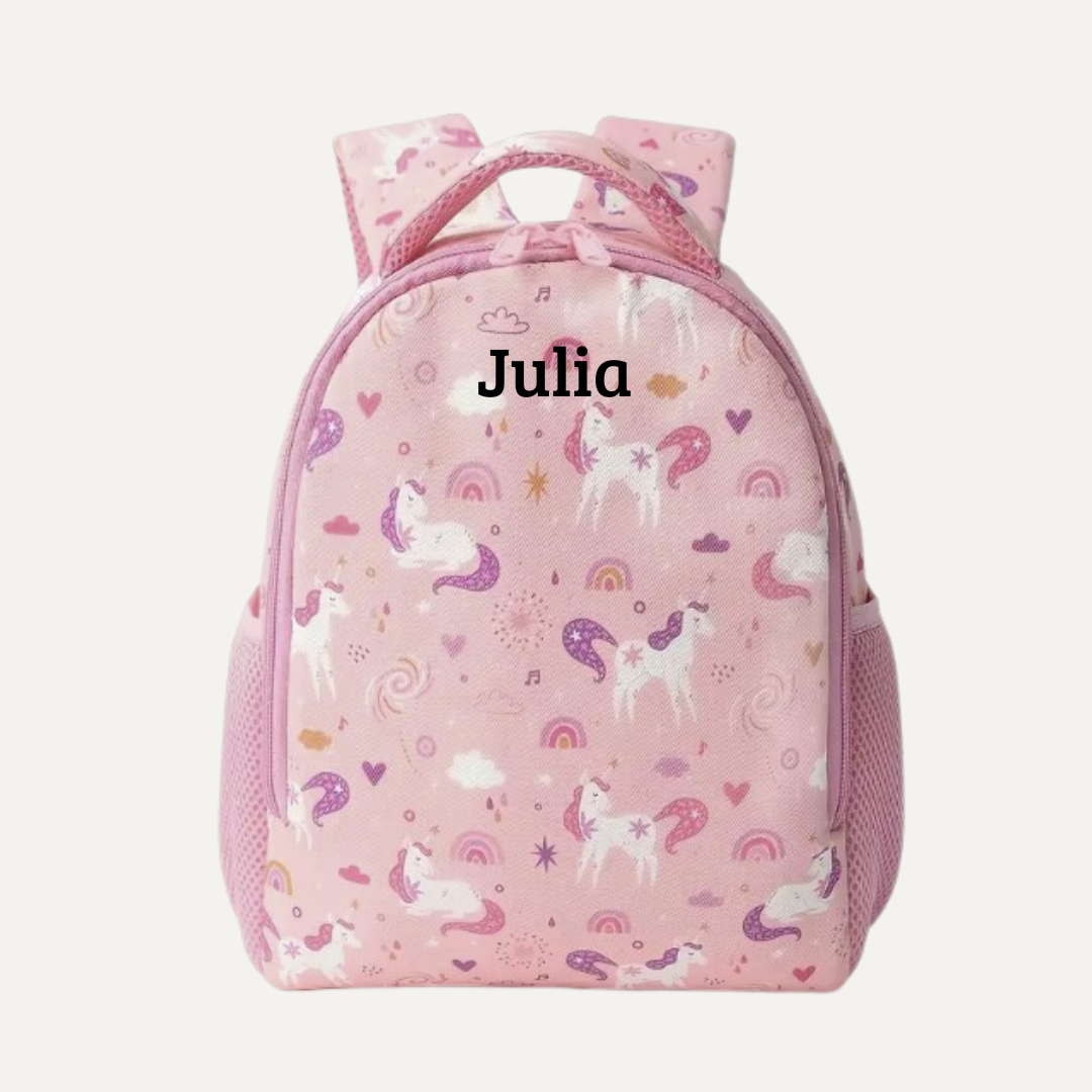 roze tas met unicorns